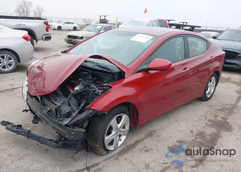 2012 Hyundai Elantra Gls (Ulsan Plant) из США, поврежденный, VIN KMHDH4AE2CU361556